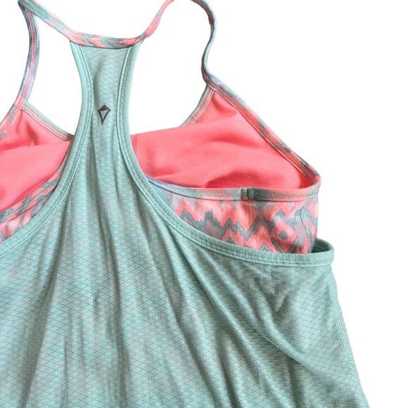 Ivivva Pastel Athletic Lined Tank With Built In Bra 12 - Picture 6 of 6